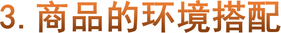 3.商品的环境搭配