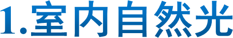 1.室内自然光